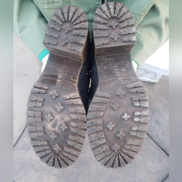 Lucky Brand Narlee Black Moto Lug Boots, Over-knee - Picture 7 of 7